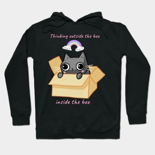 Thinking outside the box inside the box Hoodie